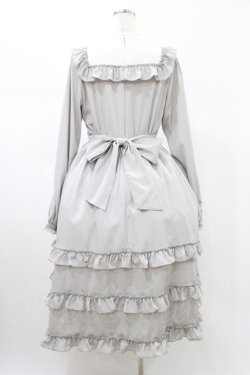 画像2: Melody BasKet / Shiny dot dress L グレー H-26-02-02-1028-LO-OP-KB-ZH