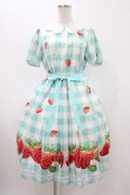Emily Temple cute / ギンガムチェックBERRYワンピース  ミント H-26-02-02-1029-ET-OP-KB-ZH