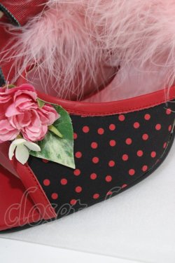 画像4: MILK / ルームミュール L ブラックドット×レッド H-26-02-02-1003-ML-SH-KB-ZH
