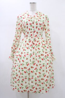 画像1: MILK / ベリー・ルージュドレス  クリーム×レッドベリー H-26-02-02-1030-ML-OP-KB-ZH