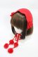 画像1: MILK / ロゴニットヘッドドレス  レッド H-26-02-02-1004-ML-AC-KB-ZH (1)