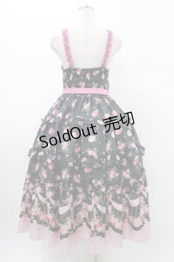 画像2: Emily Temple cute / フリルROSEキャミソールドレス M ブラック H-26-02-02-1034-ET-OP-KB-ZH