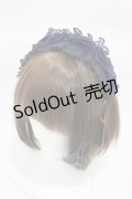 Melody BasKet / ご令嬢のチュールフリルヘアクリップ  ネイビー H-26-02-02-1005-LO-AC-KB-ZH