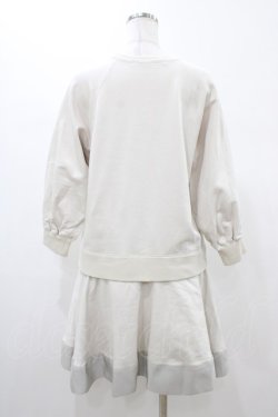 画像2: Jane Marple Dans Le Salon / トレーナーワンピース M アイボリー H-26-02-02-1045-JM-OP-KB-ZH