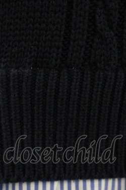 画像3: Jane Marple Dans Le Salon / Tilden vest and stripe trompe-l'oeil dress M ネイビー×ブルー H-26-02-02-1046-JM-OP-AK-ZH