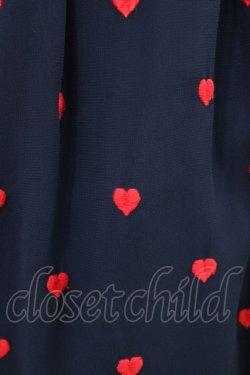 画像3: MILK / レッドハートDollドレス  ネイビー×レッドハート H-26-02-02-1049-ML-OP-KB-ZH