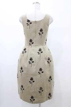 画像2: MILK / Rose Jacquardジャンパースカート  ベージュベース H-26-02-02-1051-ML-OP-KB-ZH