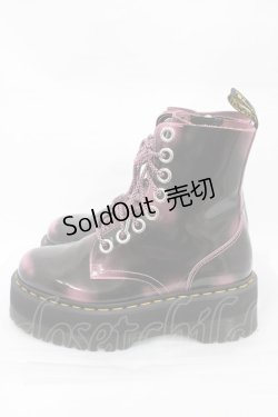 画像2: Dr.Martens （Getta Grip） / JADON MAX 8ホールブーツ UK6(約25cm) ブラックピンク H-26-02-02-1001-PU-SH-KB-ZH