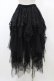 画像2: GHOST of HARLEM / イレギュラーチュールスカート  黒 H-26-02-02-1054-GL-SK-KB-ZH (2)