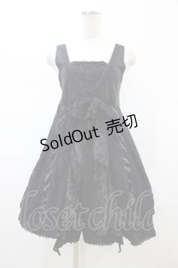 画像1: h.naoto Blood / レース切替ベビードールワンピース  ブラック H-26-02-02-1056-HN-OP-KB-ZH