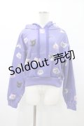 LAND by MILKBOY / CAT BUNCH HOODIES  パープル H-26-02-02-1059-MB-TO-KB-ZH