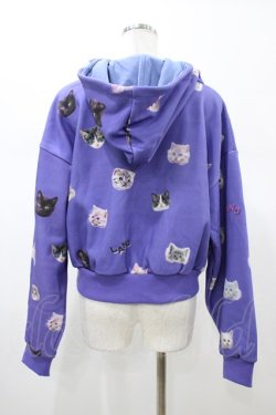 画像2: LAND by MILKBOY / CAT BUNCH HOODIES  パープル H-26-02-02-1059-MB-TO-KB-ZH