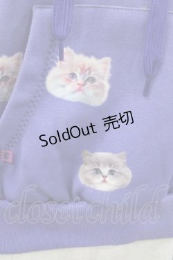 画像3: LAND by MILKBOY / CAT BUNCH HOODIES  パープル H-26-02-02-1059-MB-TO-KB-ZH