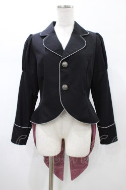 画像1: Despair / パフスリーブ燕尾ジャケット  ブラック H-26-02-02-1061-GO-JA-KB-ZH