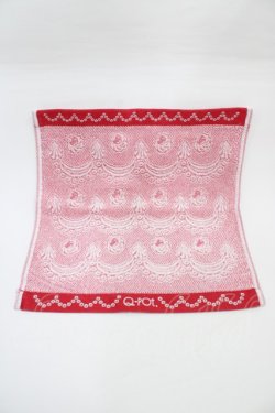 画像1: Q-pot. / チェリーホイップハンドタオル  レッド H-26-02-02-1012-QP-ZA-KB-ZH