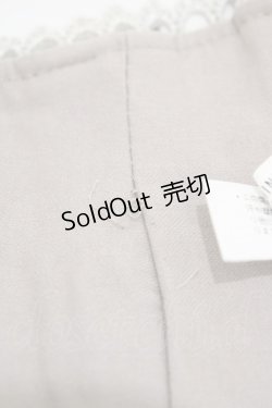 画像3: OZZ ANGELO / プリーツフリルショートコルセット  グレー H-26-02-02-1013-OO-ZA-KB-ZH