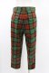 画像2: Jane Marple / ウールタータンパンツ M グリーン×ブラウン H-26-02-02-1016-JM-PA-AK-ZH (2)