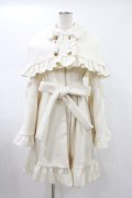 ATELIER PIERROT / Holy Night Cape Coat  ホワイト H-26-02-02-1017-EL-CO-KB-ZH