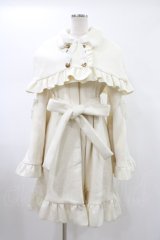 ATELIER PIERROT / Holy Night Cape Coat  ホワイト H-26-02-02-1017-EL-CO-KB-ZH