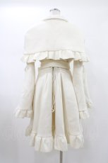 画像2: ATELIER PIERROT / Holy Night Cape Coat  ホワイト H-26-02-02-1017-EL-CO-KB-ZTC076 (2)