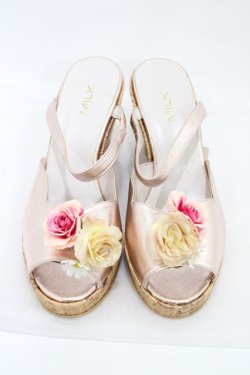 画像1: MILK / ガーデンミュール L ピンクゴールド H-26-02-02-1002-ML-SH-KB-ZH