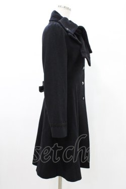 画像3: Moi-meme-Moitie / ツインタイコート 2 ブラック H-26-02-02-1019-MO-CO-KB-ZH