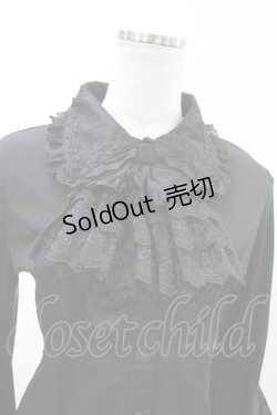 画像4: ATELIER PIERROT / -Blooming Rose- 姫袖ブラウス  ブラック H-26-02-02-1020-EL-BL-KB-ZH