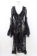 画像1: Triple fortune / レースオーバードレス  ブラック H-26-02-02-1022-EL-OP-KB-ZH (1)