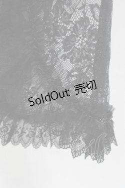 画像5: Triple fortune / レースオーバードレス  ブラック H-26-02-02-1022-EL-OP-KB-ZH