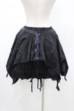 画像2: FRILL / ダメージレイヤードスカート  ブラック H-26-02-02-1025-HN-SK-KB-ZH