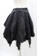 画像3: FRILL / ダメージレイヤードスカート  ブラック H-26-02-02-1025-HN-SK-KB-ZH (3)