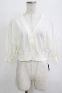 画像1: F&A / レーシーカット釦ドルマンニットカーディガン Free OFF WHITE H-26-02-02-060-LO-TO-NS-ZH