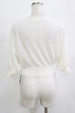画像3: F&A / レーシーカット釦ドルマンニットカーディガン Free OFF WHITE H-26-02-02-060-LO-TO-NS-ZH (3)