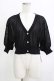 画像1: F&A / レーシーカット釦ドルマンニットカーディガン Free BLACK H-26-02-02-061-LO-TO-NS-ZH (1)