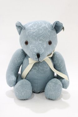 画像1: F i.n.t / オリジナルテディベア  ブルー/ジャガード H-26-02-02-067-CA-ZA-NS-ZH