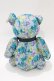 画像2: F i.n.t / オリジナルテディベア  ブルー/花柄 H-26-02-02-073-CA-ZA-NS-ZH (2)