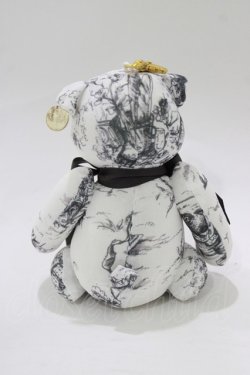 画像2: F i.n.t / オリジナルテディベアキーホルダー  オフ/ブラック H-26-02-02-074-CA-ZA-NS-ZH