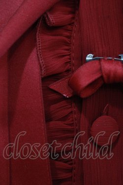 画像5: Dawn & Morning Dew（海外ロリータブランド） / フリルジャンパースカート L レッド H-26-02-02-005-PU-OP-NS-ZH