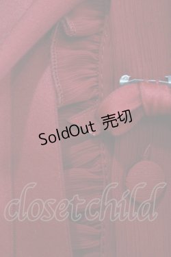 画像5: Dawn & Morning Dew（海外ロリータブランド） / フリルジャンパースカート L レッド H-26-02-02-005-PU-OP-NS-ZH