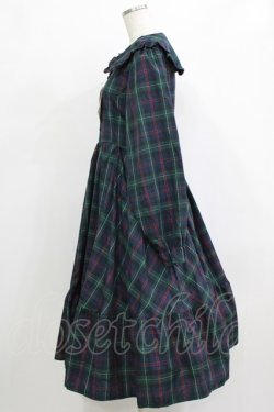 画像2: m petit by misako / TT*AOKチェックOP L グリーン H-26-02-02-009-LO-OP-NS-ZH