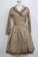画像1: axes femme POETIQUE / セーラーガウンワンピース M ベージュ H-26-02-02-013-AX-TO-NS-ZH (1)