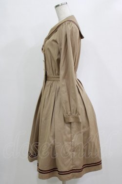 画像2: axes femme POETIQUE / セーラーガウンワンピース M ベージュ H-26-02-02-013-AX-TO-NS-ZH