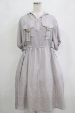 画像1: Fi.n.t / レース使いワークポケットドロストワンピース Free LAVENDERGY H-26-02-02-014-CA-OP-NS-ZH (1)