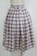画像3: Fi.n.t / ベルト付きサマーチェックタックスカート Free LAV×WH H-26-02-02-017-CA-SK-NS-ZH (3)