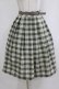 画像1: Fi.n.t / ベルト付きサマーチェックタックスカート Free GREEN×WH H-26-02-02-018-CA-SK-NS-ZH (1)