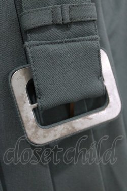 画像4: Fi.n.t / 太ベルト付きプリーツスカート Free GREEN H-26-02-02-019-CA-SK-NS-ZH