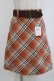 画像1: Fi.n.t / ベルト使いチェックミニスカート Free ORANGE H-26-02-02-022-CA-SK-NS-ZH (1)