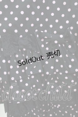 画像4: Angelic Pretty / リボントッピング ドットジャンパースカート Free ブラック/ピンク H-26-02-02-002-AP-OP-NS-ZH