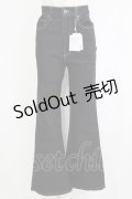 Fi.n.t / フレアーデニムパンツ M BLACK H-26-02-02-024-CA-PA-NS-ZH