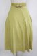 画像1: an another angelus / ローズ金具ベルト付きフレアースカート Free YELLOW H-26-02-03-027-CA-SK-NS-ZH (1)